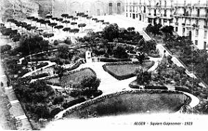 Alger - Square Guynemer avec Stele Guynemer- 1923